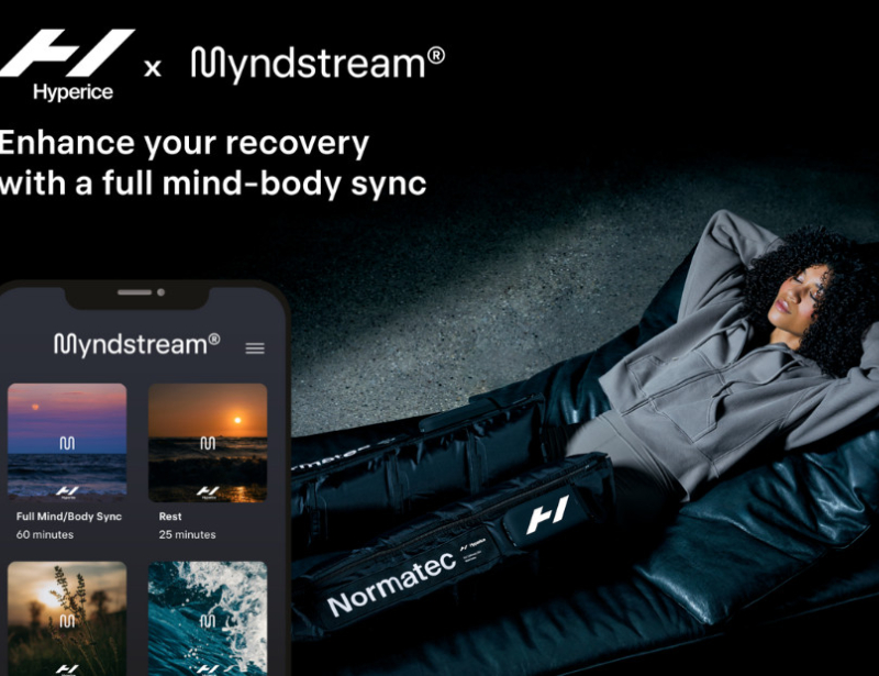 Hyperice and Myndstream Co-Create Multi-Sensory Recovery Solution for Spas, Gyms and Hotels